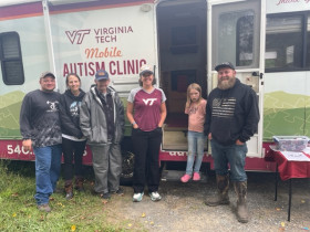 Mobile Autism Clinic at the fishing tournament fundraiser